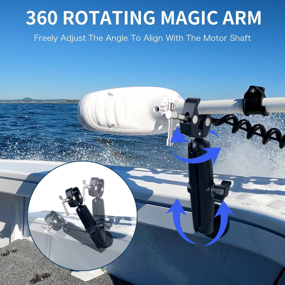 Trolling Motor Stabilizer Mount Support for Minn kota Terrova/Riptide Terrova...