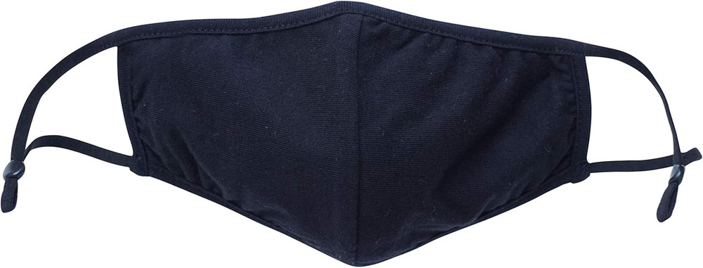 5 Pack Premium Fabric Face Mask Reusable with Adjustable Elastic, 2 Layer,Cotton