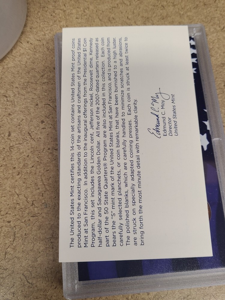 2007 United States Mint Proof Set