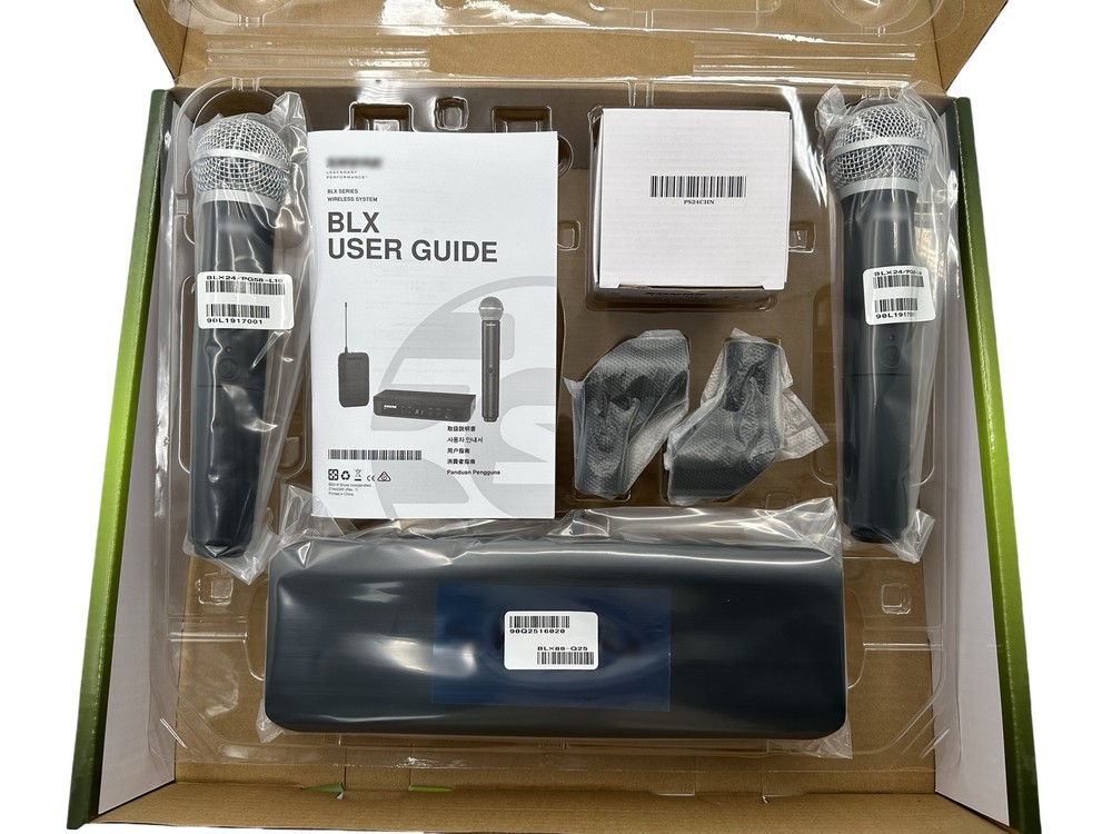 NEW BLX288/PG58 Handheld Wireless Microphone System Come with2 Microphone