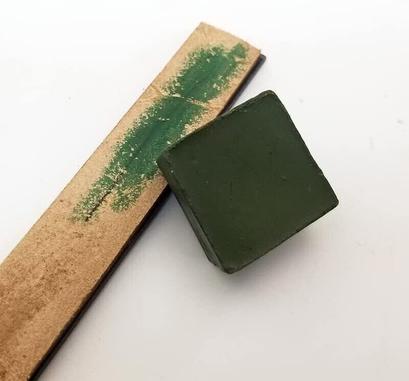 Double Side Leather Strop Paddle for Knife Razor Sharpening W Buff Hon Compound