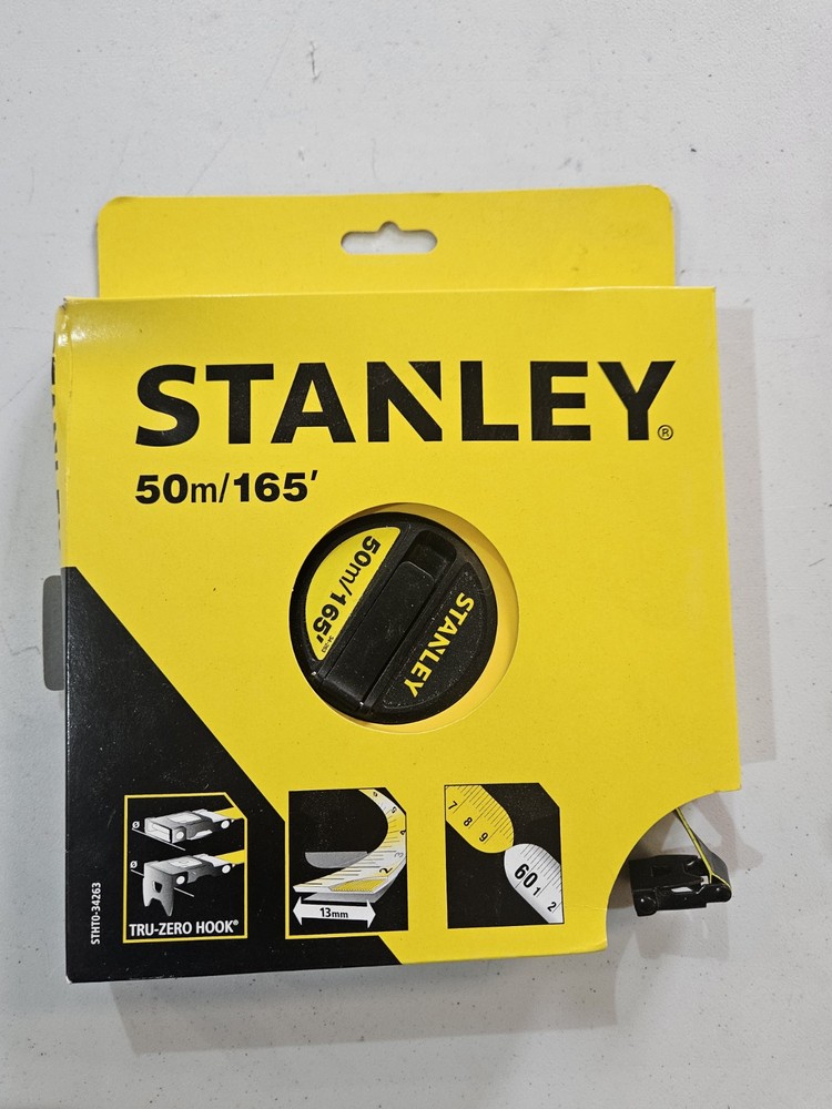 Stanley 165ft 50 Meter Measuring Tape New