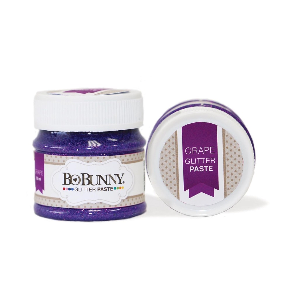 BoBunny Double Dot Glitter Paste 50ml-Grape - BBGP-482