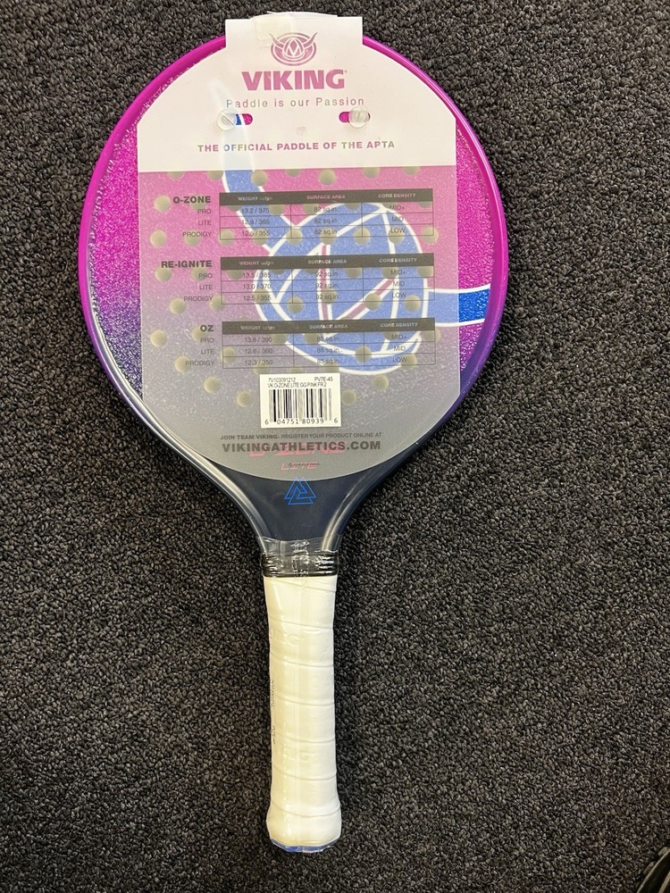 New Viking Ozone Lite Platform TennisPaddle, grip size 2