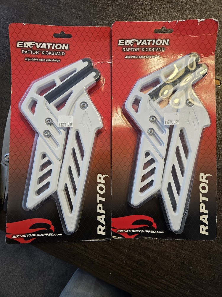 2 Elevation Raptor Kickstands White