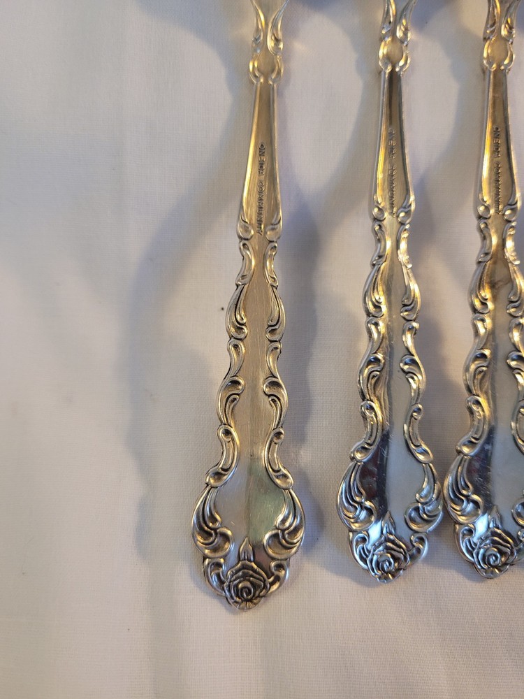Oneida Community Beethoven silverplate flatware 1971 (6) dinner forks