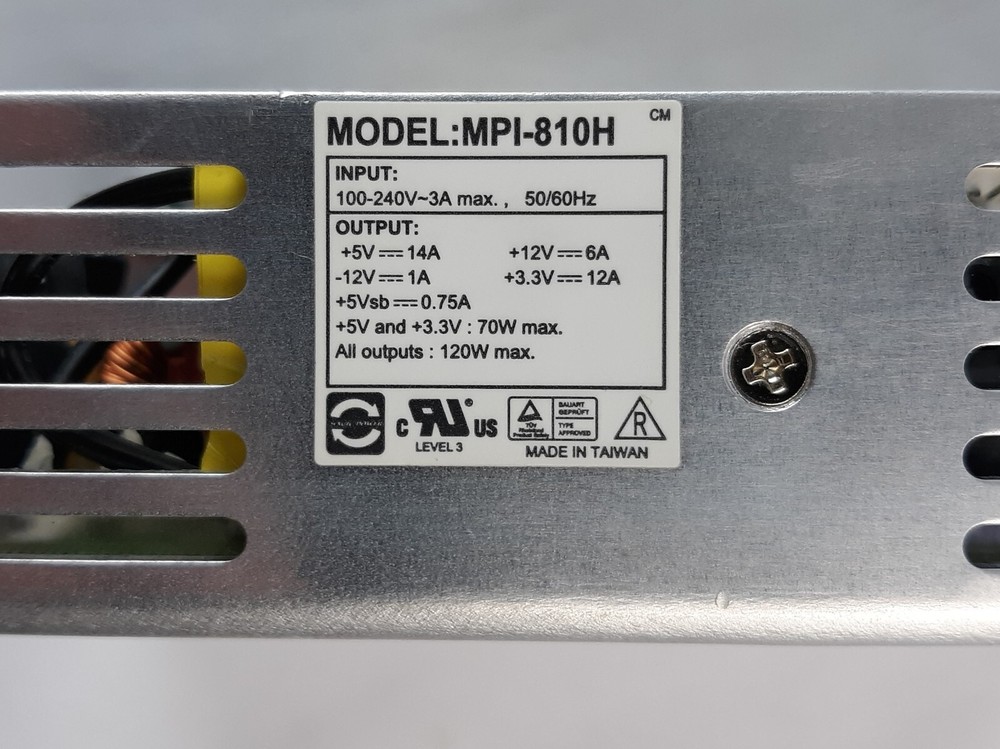 Magic Power MPI-810H AC/DC Power Supply, Open Frame ATX output