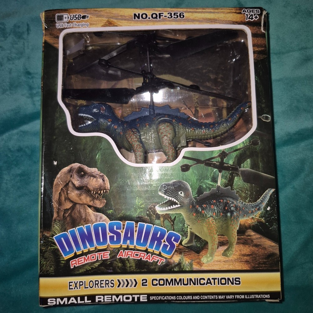 DINOSAURS Remote Aircraft 2 Communications USB  14+ New with Box