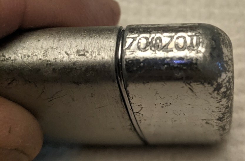 Vintage Ronson Typhoon Silver Tone Lighter