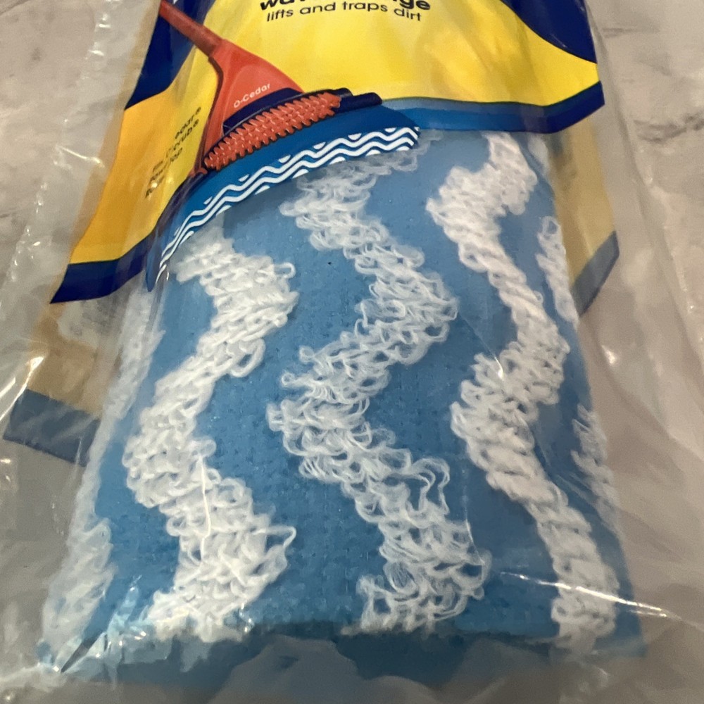 O Cedar Roller Mop Refill Microfiber Wave Sponge Fits Power Scrub Roller Mop NEW