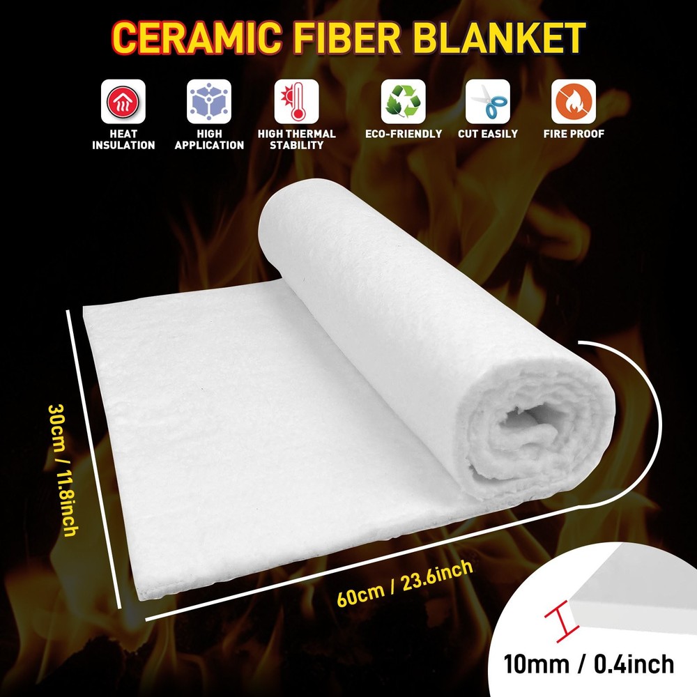 High Temperature Insulation Ceramic Fiber Insulation Blanket Motorcycle White