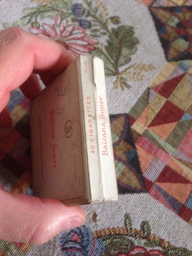 BALKAN SUPER Cigarette Box Maybe 50s/60s