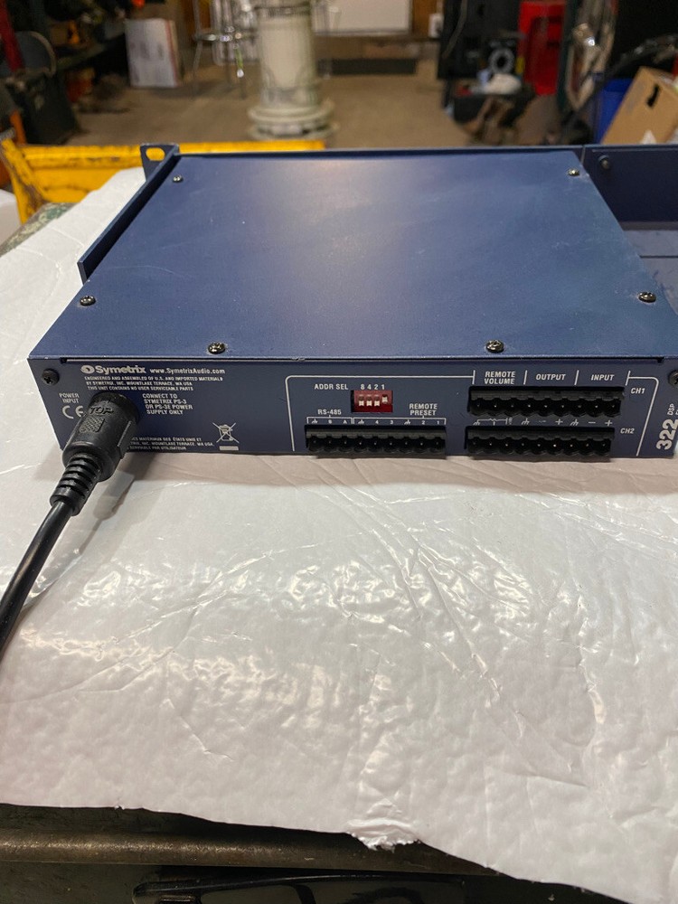 Symetrix 322 - 2 Input 2 Output Multi-Function DSP Processor With rack mount