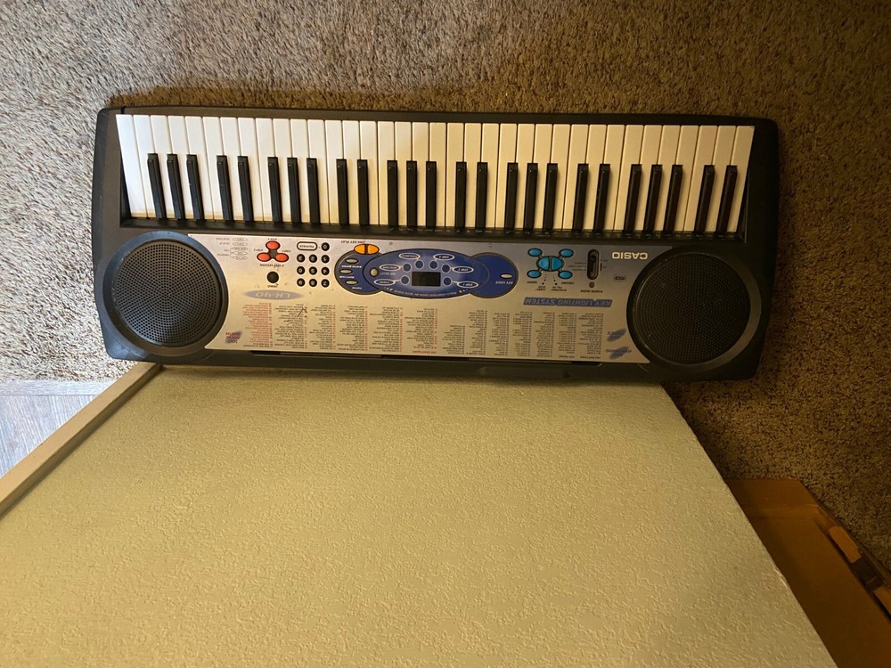 🌊 Casio Lk-40 61 Keyboard Polyphonic Synth Key Lighting System 100 Tones Songs