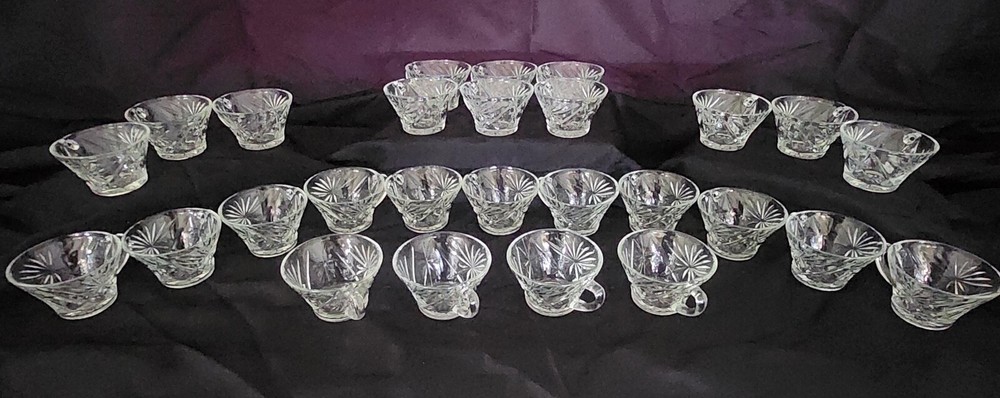 multiple glassware and crystal items