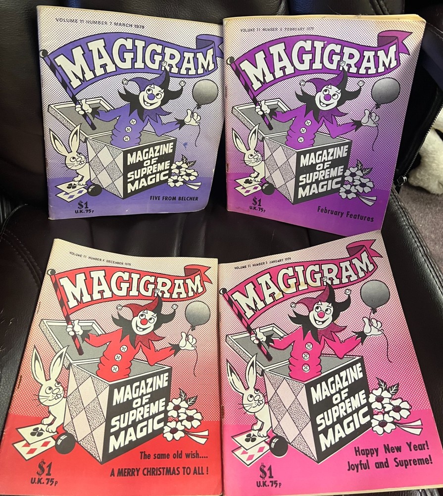 Magigram Volume 11, Number 4, 1978 Magazine, plus three more!