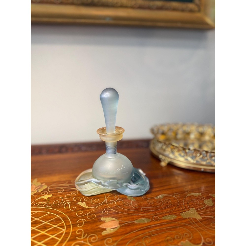 Vintage Signed Jon Art Studio Glass Perfume Bottle