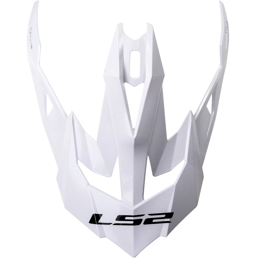 LS2 Subverter Helmet Replacement Visor Peak Solid Gloss White
