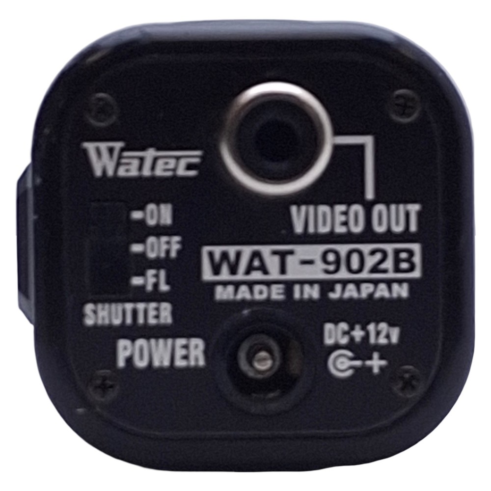 Watec WAT-902B EIA High Sensitive Camera w/Low Noise 1/2" CCD, CS Mount, 12VDC