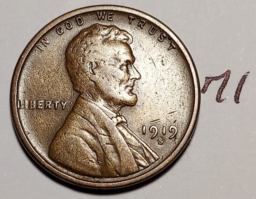 1919-S Lincoln Wheat Cent #71