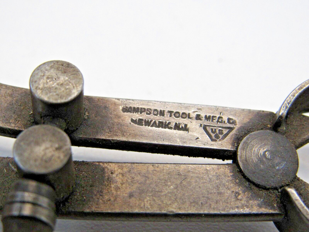 Vintage Sampson Tool 4" Outside Spring Caliper -A8