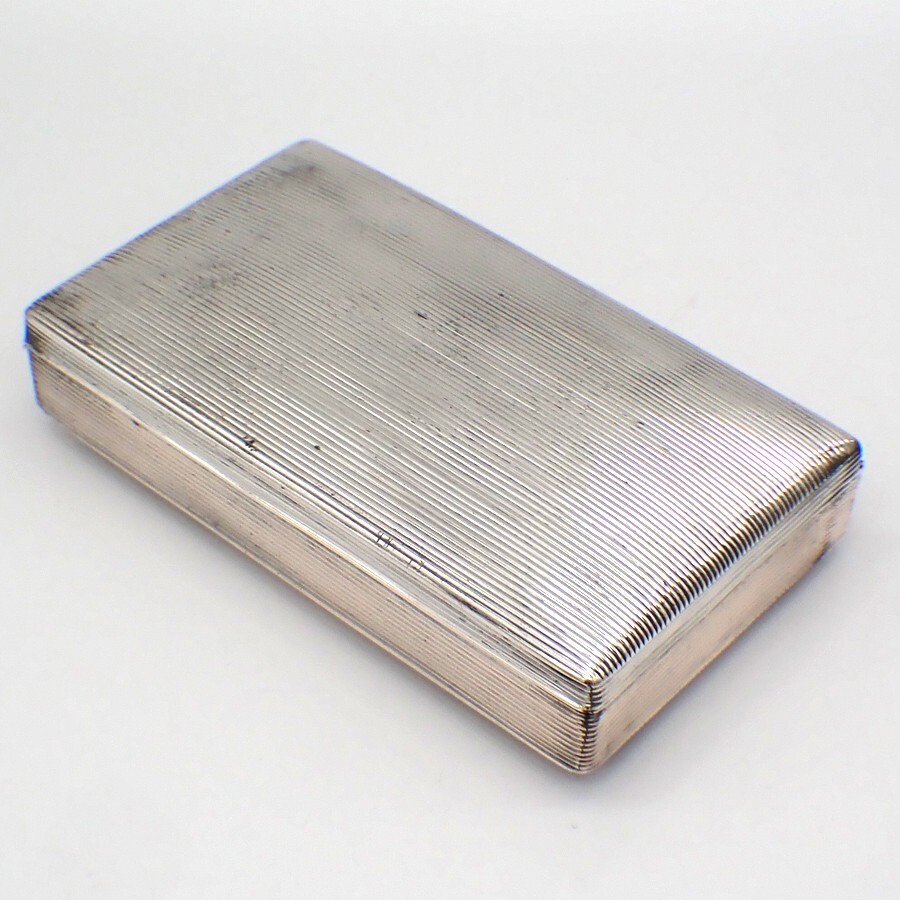 Tobacco Box Dutch 833 Silver