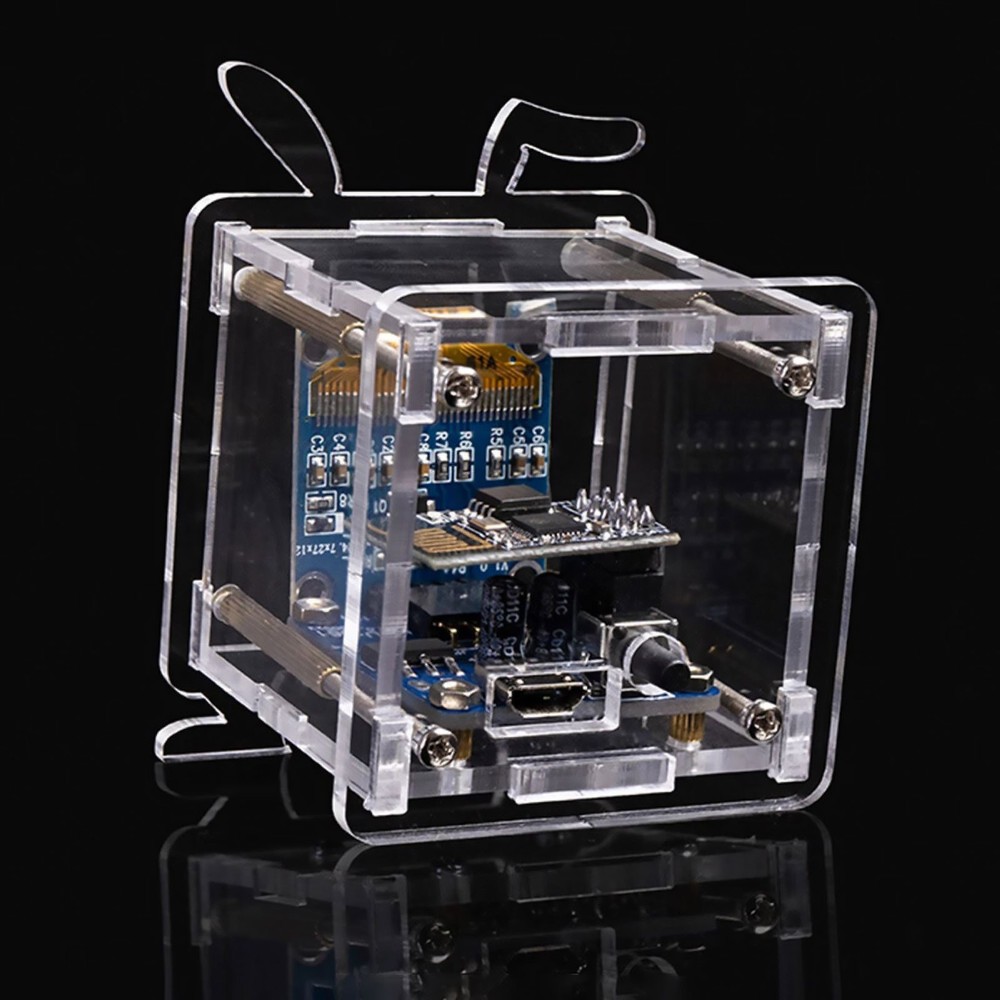 DIY electronic clock kit supports three interfaces displaying real-time time