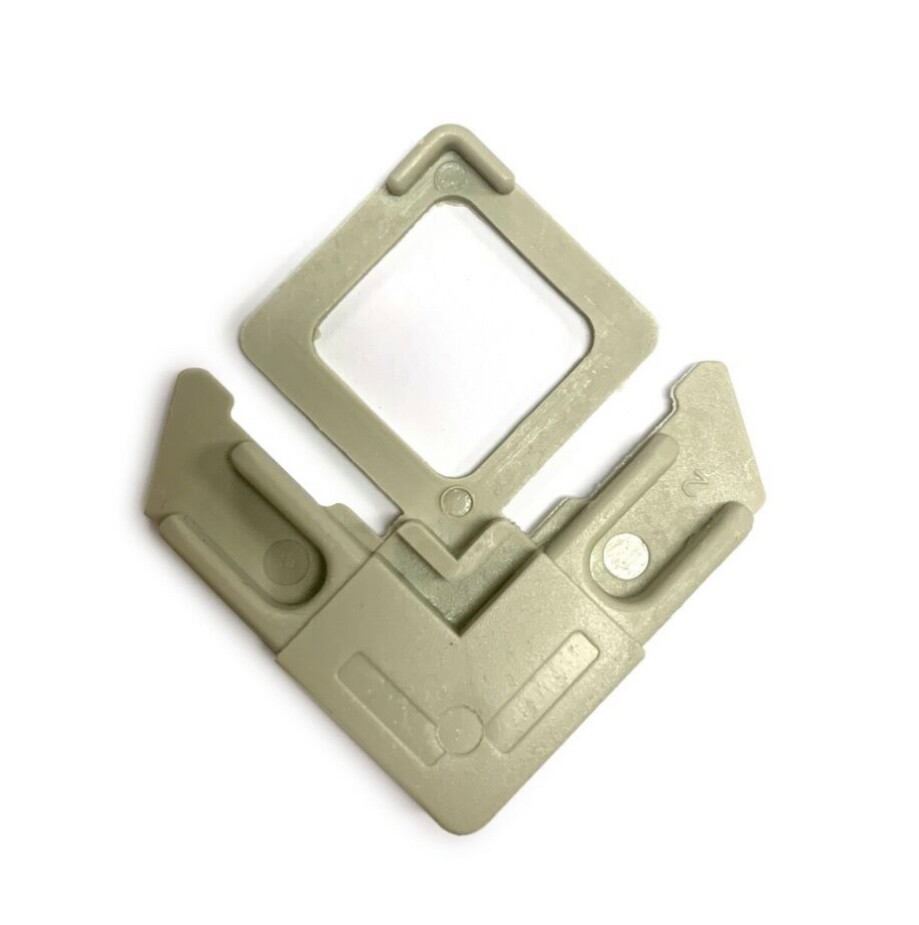 Square Cut With Lift Tab Plastic Screen Frame Corner 5/16”x3/4”