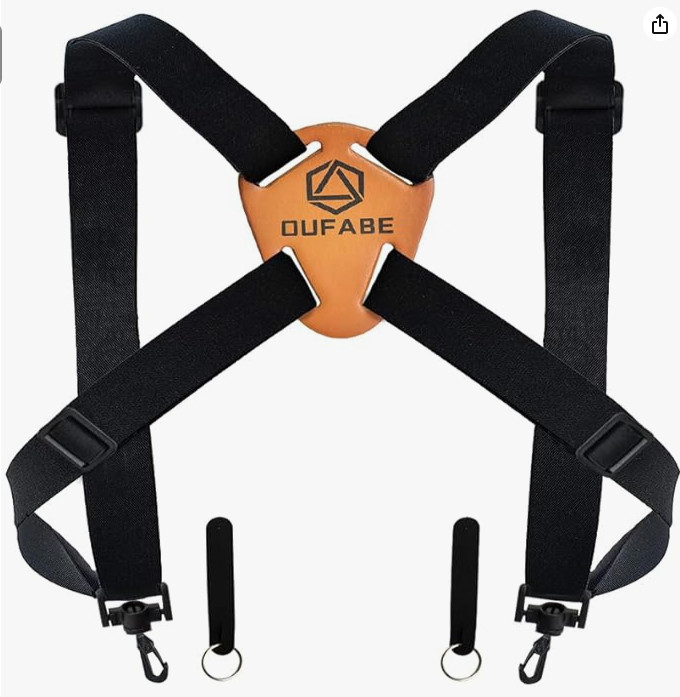 Binocular Harness Chest Strap Comfort Holder for Binoculars Rangefinder
