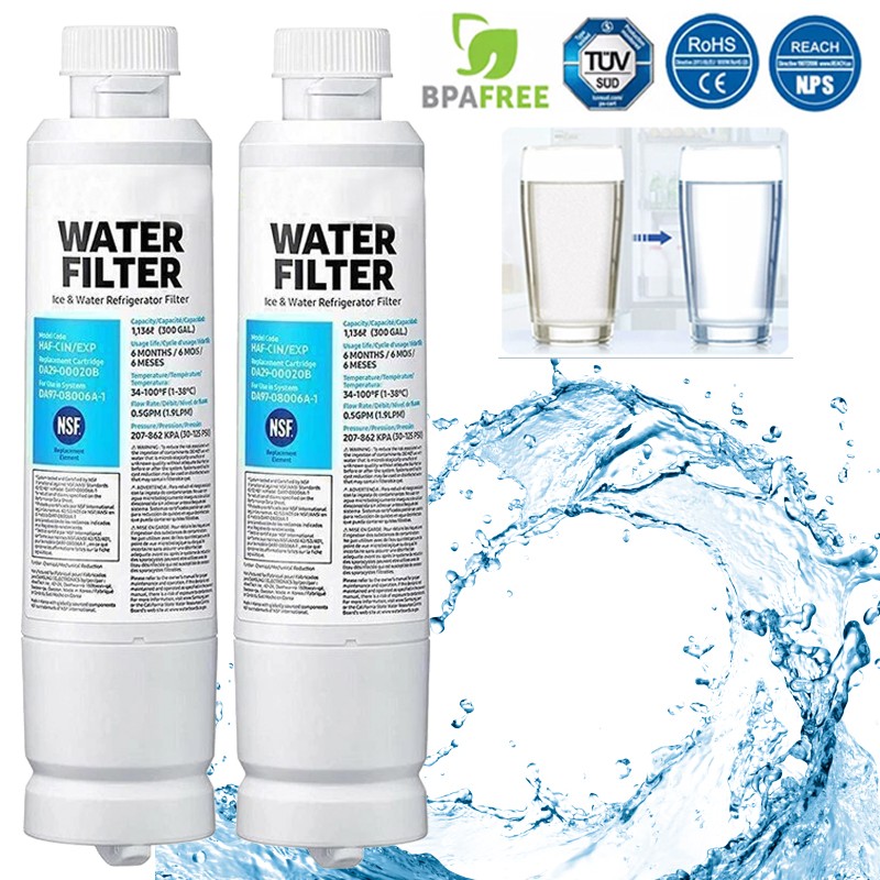 2Pack for Samsung DA29-00020B HAF-CIN/EXP Replacement Refrigerator Water Filter