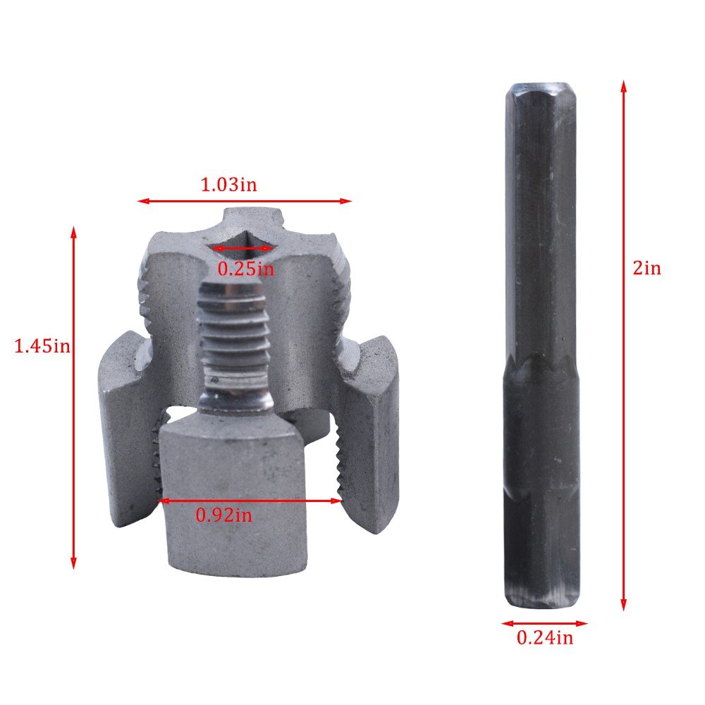 New Integrated Internal & External Pipe Threader, PVC Kit 1/2" & 3/4"