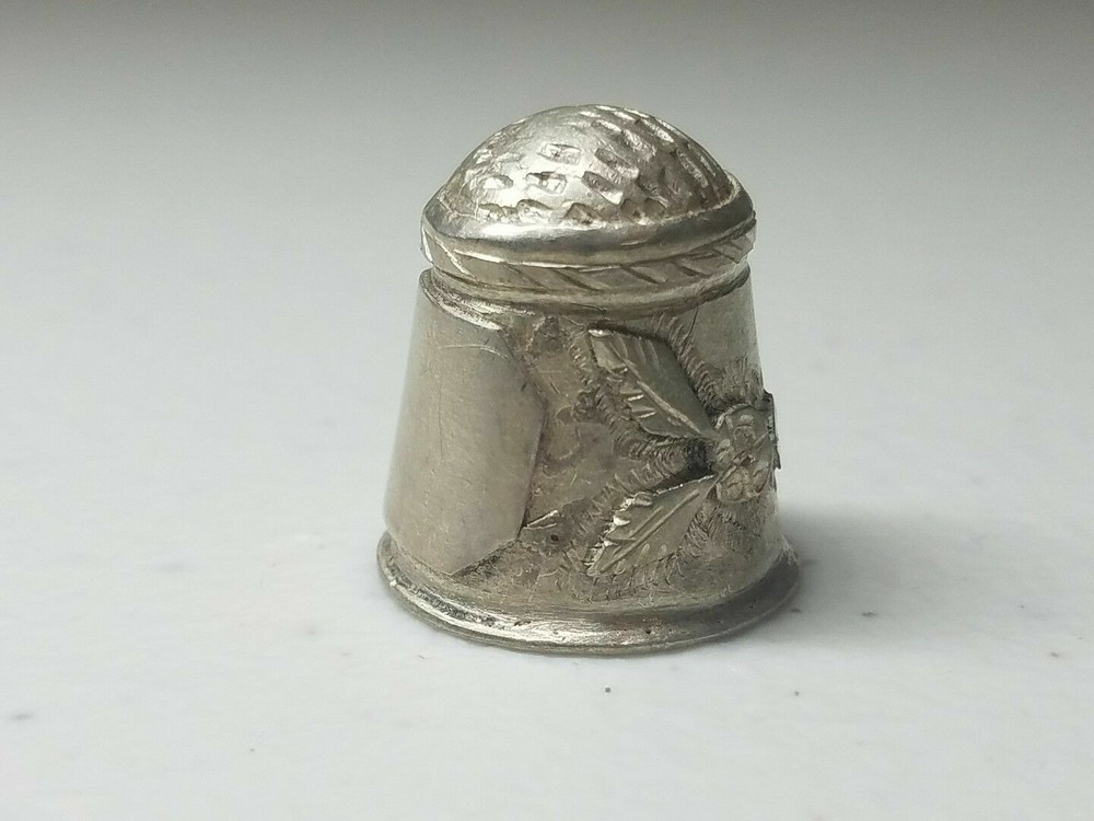 Antique Sterling Silver Thimble * Circa 1900