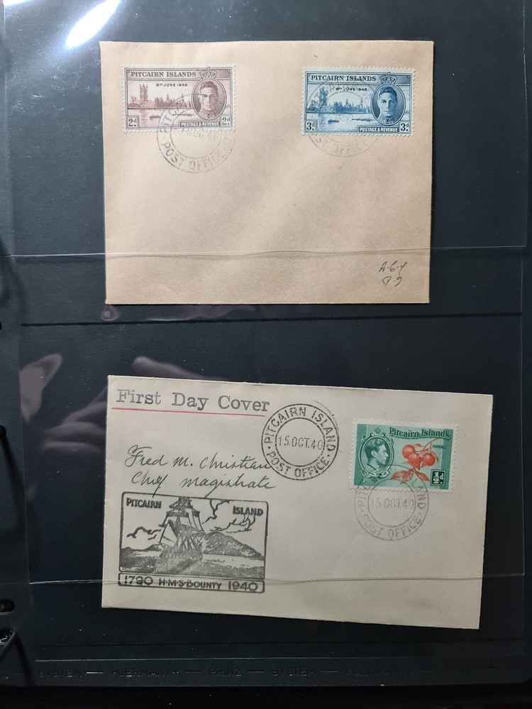 Pitcairn Island COLLECTION IN ALBUM (CPR)