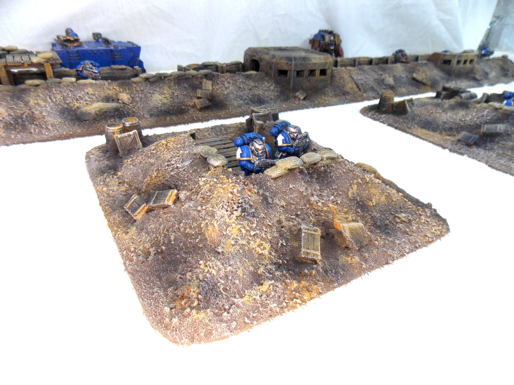 WARGAMING TERRAIN PAINTED ADVANCE ORDERS TRENCH SYSTEM