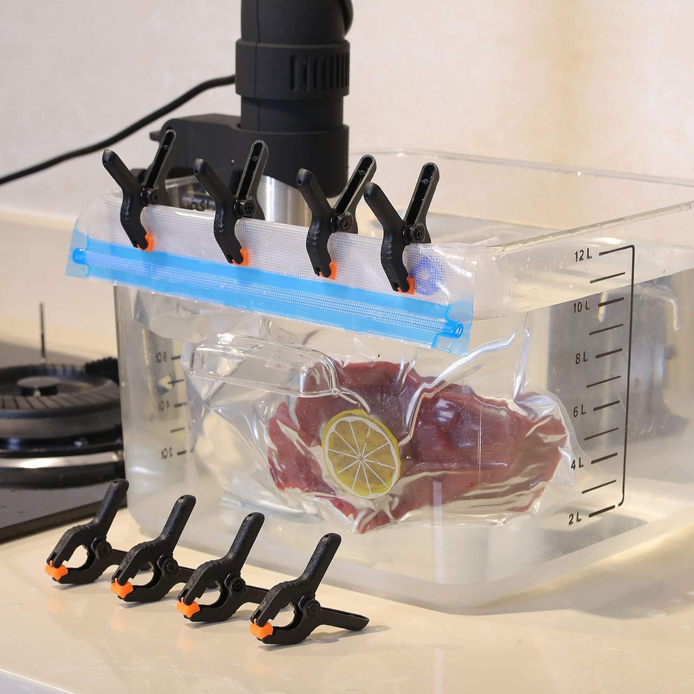 8 Pack Sous Vide Cooking Clips for Immersion Circulator Sous Vide Clips for Keep
