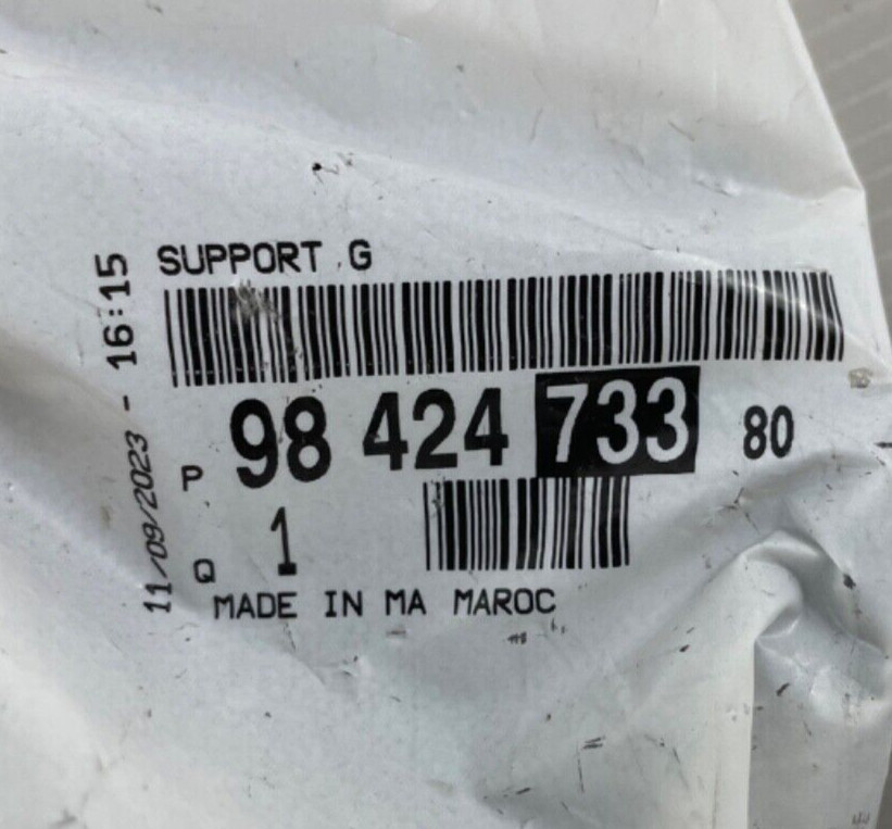 PEUGEOT 208 MK2 2019- LEFT FRONT BUMPER SUPPORT BRACKET MOUNT NEW GENUINE