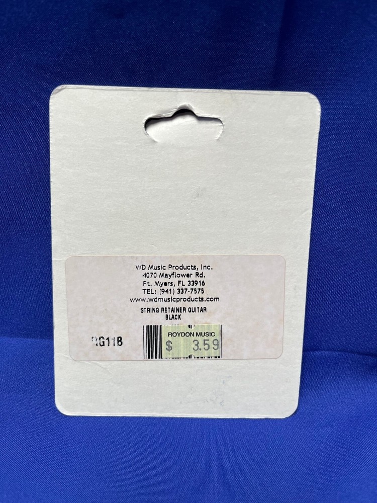 WD Guitar String Retainer Black RG11B