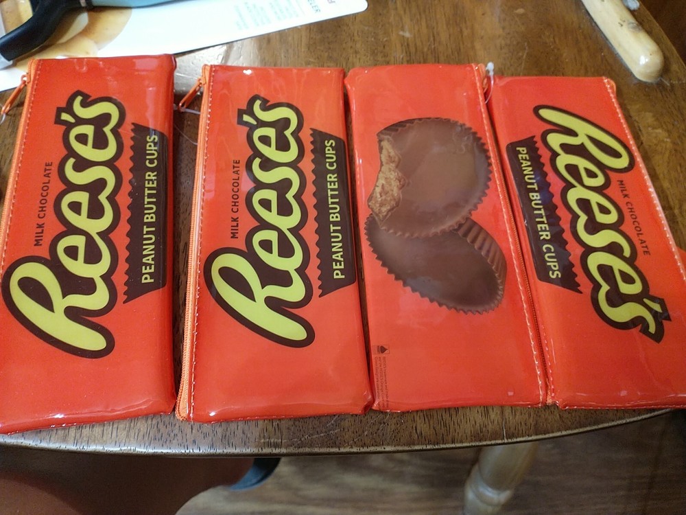 4 Reese’s Peanut Butter Cups Pencil Pouches
