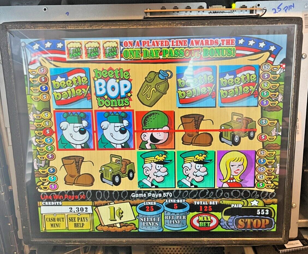 IGT I-game Beetle Bailey Game Software