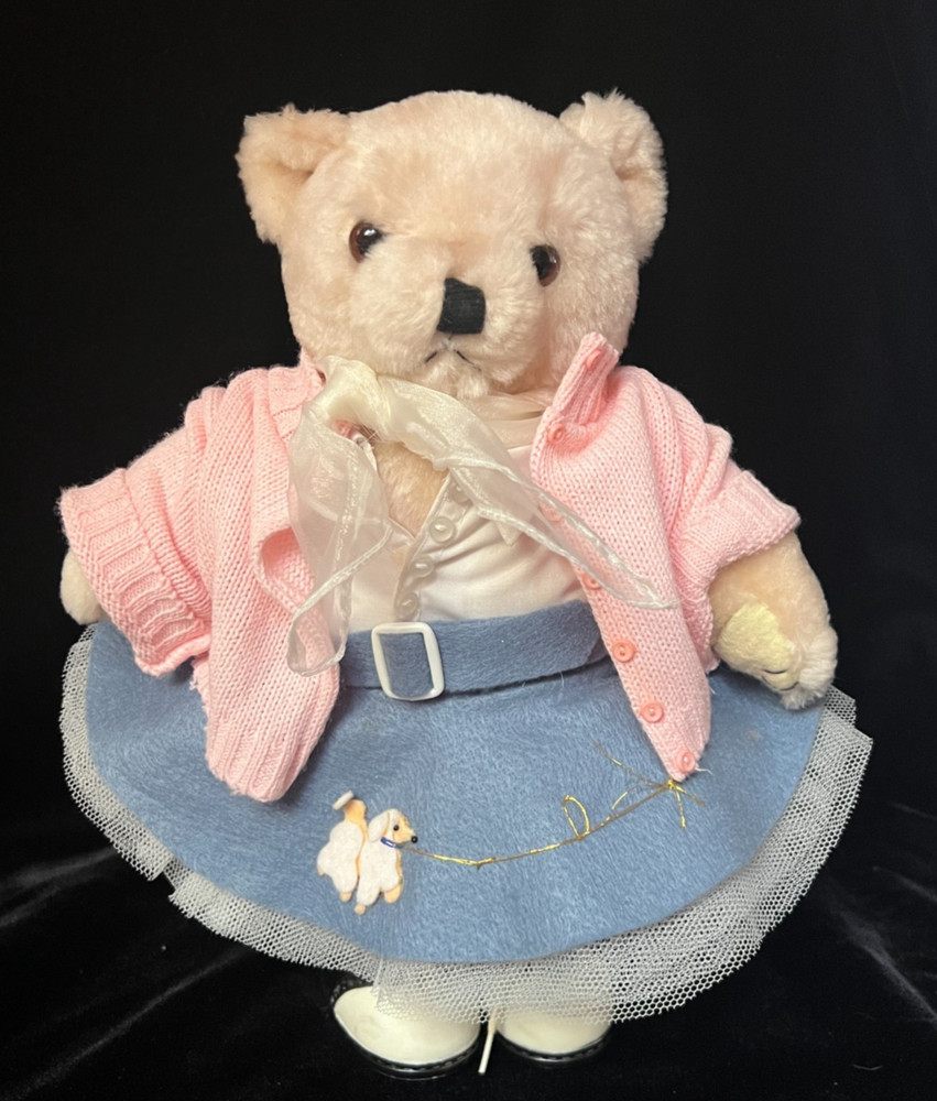 Bear 12" Dressed For The 50's Dance -L