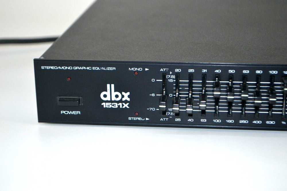 DBX 1531x Stereo / Mono Graphic Equalizer EUC Tested - Working