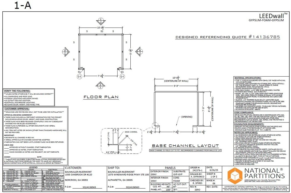Modular Office Partitions by National Partitions