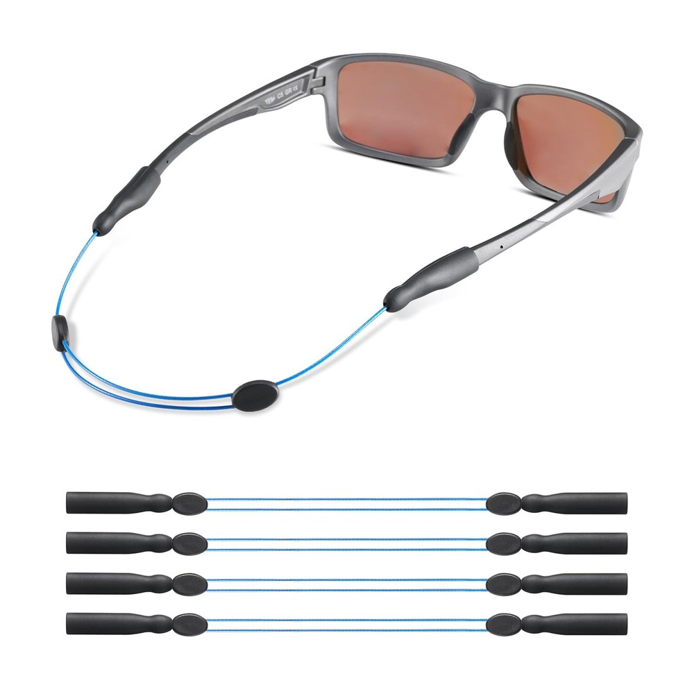 Glasses Strap -No Tail Adjustable Sunglasses Strap, Eyeglasses Strap, Cable S...