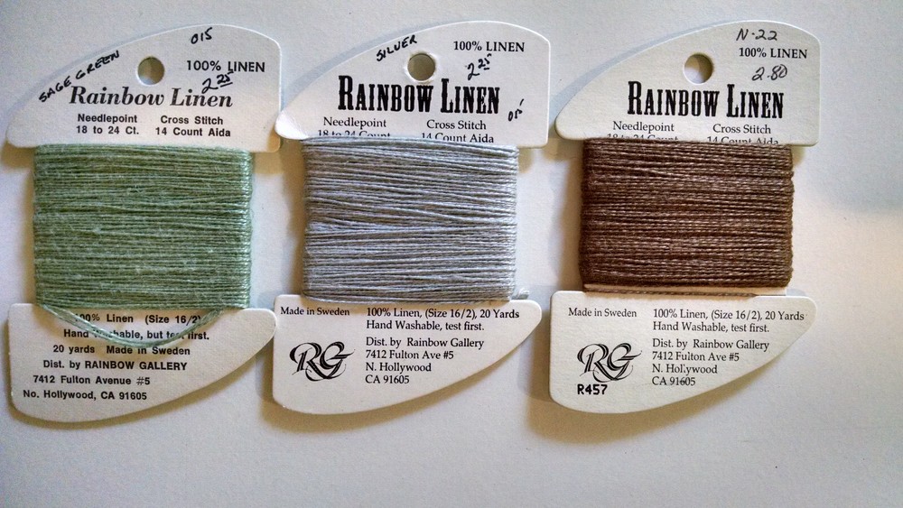 Rainbow Gallery Rainbow Linen  Needlepoint Embroidery Thread