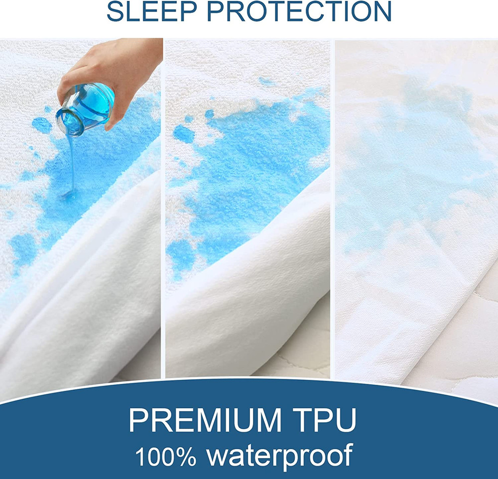 Funda impermeable para protector de colchón Queen