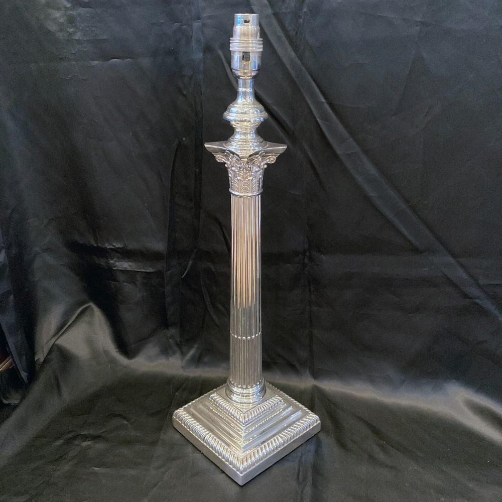sterling silver Corinthian column By Hanksworth &Eyre