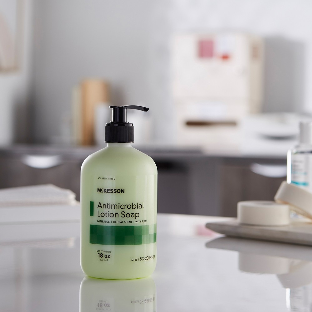 McKesson Lotion Antimicrobial Soap Scented 18 oz. 1 Ct