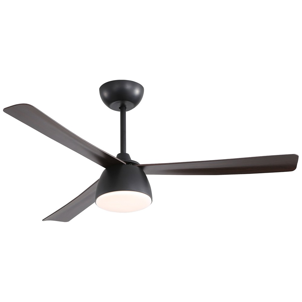 52" LED Ceiling Fan Light with Remote Control 6 Speed Settings Timing Option