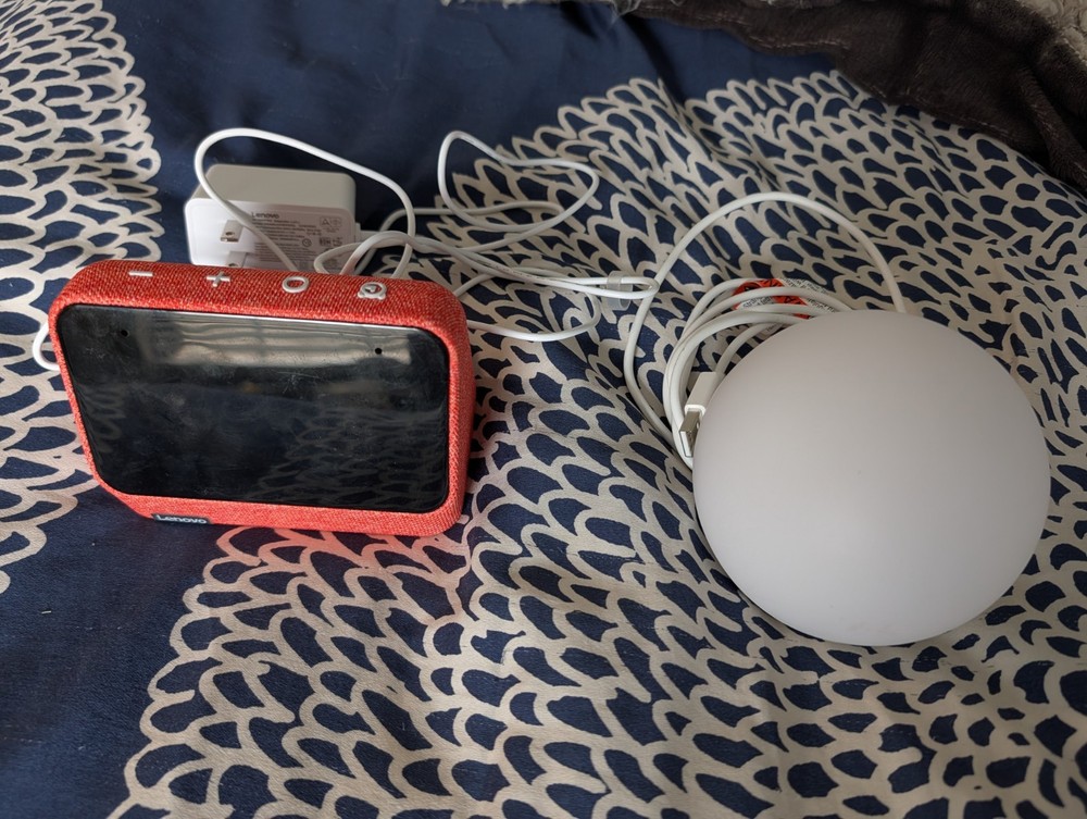 Amazon Echo Glow And Lenovo Smart Clock Amazon Alexa