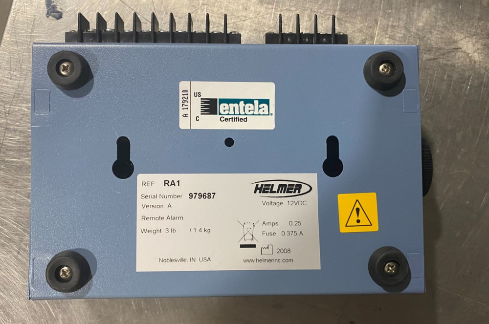 Helmer REMOTE Alarm - Model - RA1